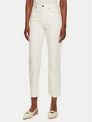 Spodnie damskie - Tommy Hilfiger Jeansy Classic WW0WW40642 Écru Straight Fit - miniaturka - grafika 1