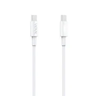 Kable - Kabel 100W 1m USB-C - USB-C VIDVIE CB4013 biały - miniaturka - grafika 1