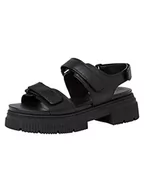 Sandały damskie - Tamaris Sandały damskie 1-1-28273-38, szerokie, rozmiar: EU, czarny, 39 eu - miniaturka - grafika 1