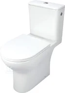 Miski WC - Miska WC kompakt Jaśmin bezkołnierzowa ze zbiornikiem + deska - miniaturka - grafika 1