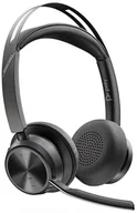 Akcesoria do telefonów stacjonarnych - Poly Voyager Focus 2 UC USB-A LS bezprzewodowy stereofoniczny zestaw słuchawkowy DECT z USB-A, bez stacji ładującej - miniaturka - grafika 1