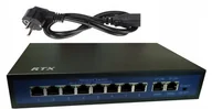 Akcesoria do monitoringu - Switch Rtx 8 Portów Poe Do 250M + 2Porty Uplink - miniaturka - grafika 1