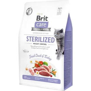 Brit Care Cat Sterilised Weight Control 2 kg - Sucha karma dla kotów - miniaturka - grafika 1