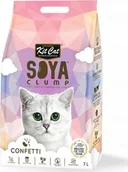 Żwirek dla kotów - Żwirek dla kota Kit Cat KIT CAT SOYA CLUMP - ŻWIREK SOJOWY CONFETTI 7L / 2.5kg - miniaturka - grafika 1
