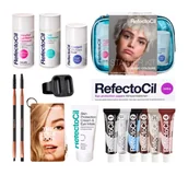 Akcesoria i kosmetyki do stylizacji brwi - REFECTOCIL RefectoCil Zestaw do Henny Starter Basic Colours 057662 - miniaturka - grafika 1