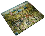 Podkładki pod mysz - Podkładka Ogród rozkoszy ziemskich Hieronim Bosch 36x29cm - miniaturka - grafika 1