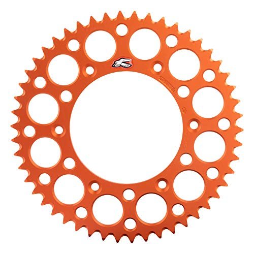 Renthal 224U-520-50GPOR koło łańcuchowe 520, 50 zębów, KTM 125-525 90, Husab, Husqvarna 14 - pomarańczowe