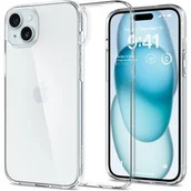 Etui i futerały do telefonów - Spigen Liquid Crystal iPhone 15 6.1" crystal clear ACS06786 - miniaturka - grafika 1