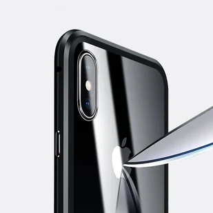 Wozinsky Full Magnetic Case magnetyczne etui 360 pokrowiec na przód i tył z wbudowanym szkłem Samsung Galaxy A72 4G czarno-przezroczysty - Etui i futerały do telefonów - miniaturka - grafika 18