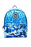 Plecaki - hype Szkoła dzień biuro podróż casual unisex dzieci chłopcy dziewczęta nastolatki mężczyźni kobiety plecaki, Niebieskie moro Slime Drips, Jeden rozmiar, Casual - miniaturka - grafika 1