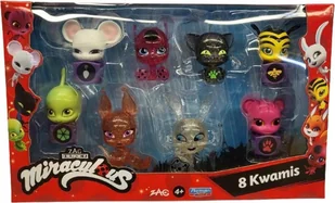 Figurka MIRACULOUS: BIEDRONKA I CZARNY KOT Kwami 8Pak, figurka - Figurki dla dzieci - miniaturka - grafika 1