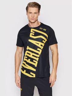 Koszulki męskie - Everlast T-Shirt 874010-60 Czarny Regular Fit - grafika 1