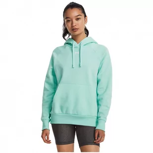Bluza damska Under Armour Rival Fleece Hoodie Rozmiar: XS / Kolor: niebieski/zielony - Bluzy sportowe damskie - miniaturka - grafika 1