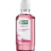 Płyny do płukania jamy ustnej - GUM Sunstar Butler GUM SensiVital Płyn do płukania jamy ustnej na nadwrażliwość 300ml 6081 - miniaturka - grafika 1