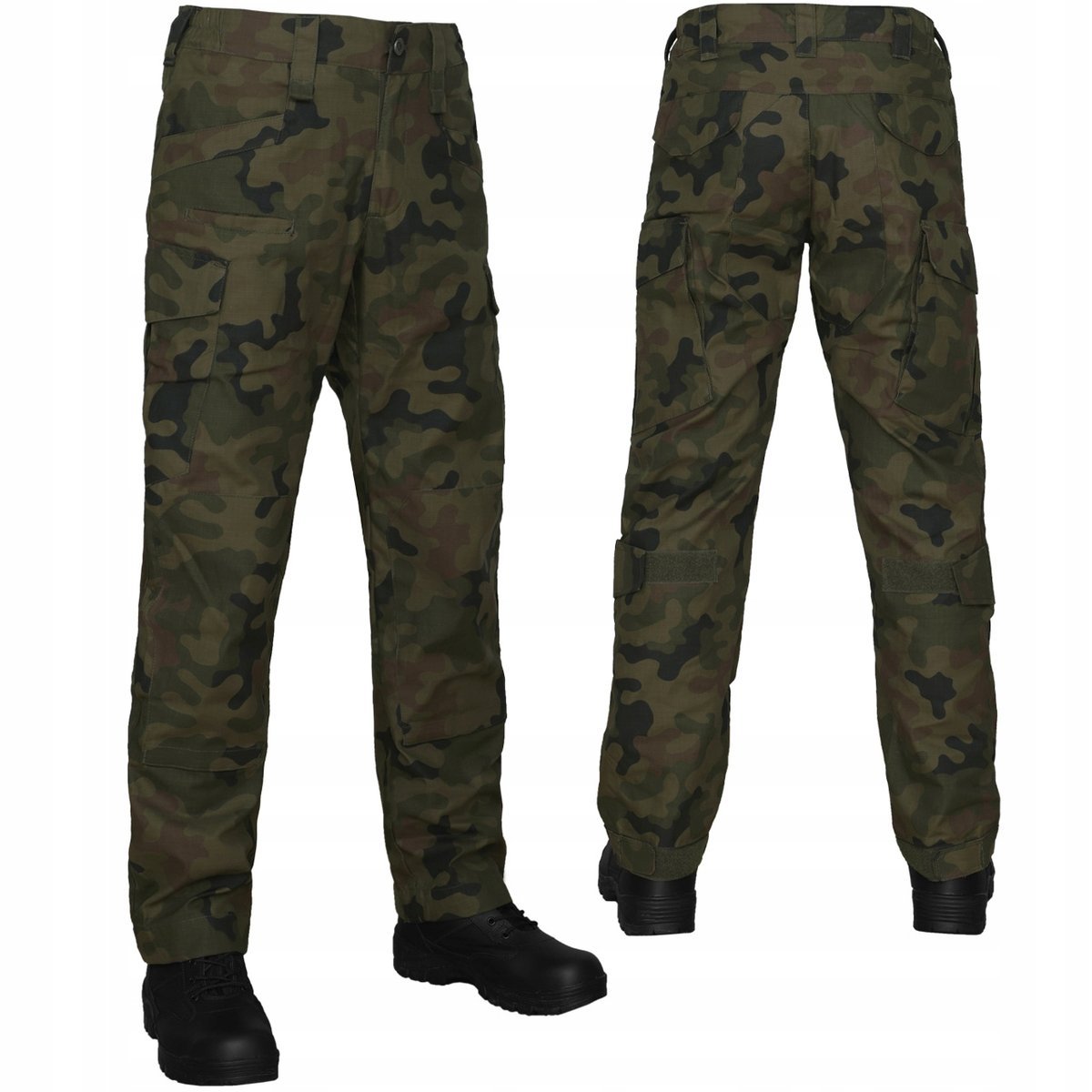 Spodnie Bojówki Wojskowe Taktyczne Texar NS-TX Ripstop PL Camo WZ.93 M