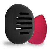 Gąbeczki do makijażu - Silikonowe etui na gąbkę do makijażu, osuszacz, black, 1szt. - miniaturka - grafika 1