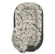 Rożki i beciki - Kokon niemowlęcy Animals Garden Light + Dark Gray, BabySteps - miniaturka - grafika 1