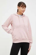Bluzy damskie - Columbia bluza damska kolor różowy z kapturem gładka - miniaturka - grafika 1