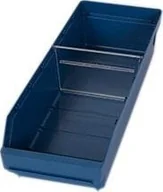 Pojemniki przemysłowe - Artech Pojemnik warsztatowy z przekładkami, wym. 500 x 180 x 95 mm - miniaturka - grafika 1