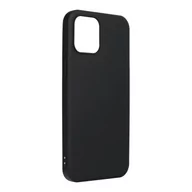 Etui i futerały do telefonów - Forcell Futerał SILICONE LITE do IPHONE 12 PRO MAX czarny - miniaturka - grafika 1