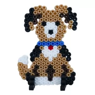 Prace ręczne dla dzieci - Mini Szablon na koraliki do prasowania La Manuli - Piesek - miniaturka - grafika 1