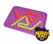 Zabawki sensoryczne - Wiggly Toy Zabawka Sensoryczna Fioletowa - miniaturka - grafika 1