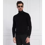 Swetry męskie - Karl Lagerfeld Golf | Slim Fit | z dodatkiem wełny - miniaturka - grafika 1