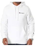 Bluzy męskie - BLUZA unisex CHAMPION z kapturem 220258-WW001 kangurka biała XL - miniaturka - grafika 1