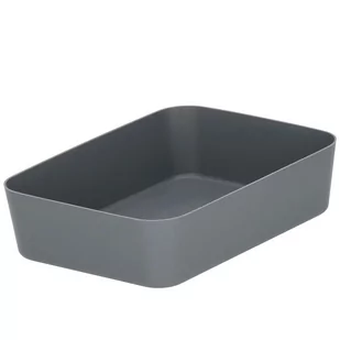 Organizer do szuflady 13x18cm wielofunkcyjny wkład, pojemnik szary - Meble modułowe i akcesoria - miniaturka - grafika 1