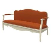 Meble kosmetyczne - LOUISE Kanapa do poczekalni Rodzaj obicia: Skaj Exclusive - miniaturka - grafika 1