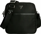 Nerki - Guess, Certosa, Polyurethane, Textile Bag, Black, HMECRNP2258BLA, For Men, 22 x 5 x 23.5 cm For Men - miniaturka - grafika 1