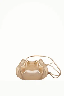 Mini worek Retro złota skóra - Torebki damskie - miniaturka - grafika 1