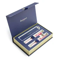 Zestawy piśmiennicze - Zestaw Pióro Wieczne + Długopis Waterman Hémisphère Color-Block Pink 2179896 + 2179899 - miniaturka - grafika 1