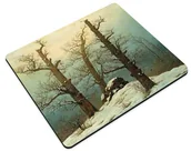 Podkładki pod mysz - Podkładka Dolmen w śniegu Caspar David Friedrich 36x29cm - miniaturka - grafika 1