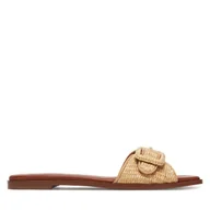 Klapki i japonki damskie - Klapki BOSS Charlize Slid10 50542223 Beżowy - miniaturka - grafika 1