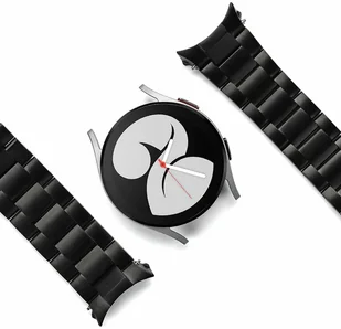 Ringke Metal One stalowa bransoleta do Samsung Galaxy Watch 5 40mm / 4 40mm metalowy pasek opaska bransoletka czarny (GW4-B-40-02) - Akcesoria do smartwatchy - miniaturka - grafika 1
