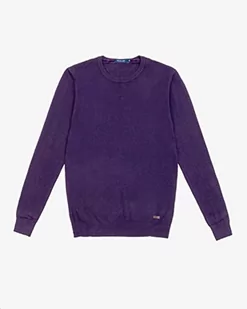 Gianni Lupo GL33398-F22 sweter męski, fioletowy, XL, fioletowy, S-4XL - Swetry męskie - miniaturka - grafika 1
