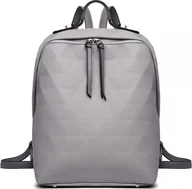 Torebki damskie - BAGINC Damski plecak elegancki miejski szary FREJA - miniaturka - grafika 1
