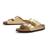 Klapki i japonki damskie - Klapki Birkenstock Arizona 1016111 - złote - miniaturka - grafika 1