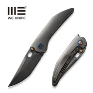 Noże - Nóż składany We Knife Attor Gray Titanium, Polished Gray CPM 20CV by Dalibor Bergam (WE23037B-1) - miniaturka - grafika 1