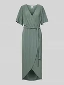 Sukienki - Sukienka koktajlowa w kopertowym stylu model ‘OLINDA’ - miniaturka - grafika 1