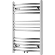 Grzejniki łazienkowe - Mexen Ares grzejnik łazienkowy 700 x 500 mm, 226 W, chrom - W102-0700-500-00-01 - miniaturka - grafika 1