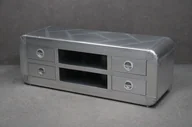 Szafki RTV - Szafka Rtv Aviator #11 Aluminium 140X45X51 Cm B 3880 - miniaturka - grafika 1