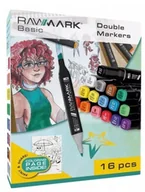 Markery permanentne - Markery alkoholowe dwustronne Basic 16szt - miniaturka - grafika 1
