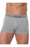 Majtki męskie - Bokserki męskie bawełniane Brubeck Comfort Cotton BX10050A stalowy - XXL - miniaturka - grafika 1