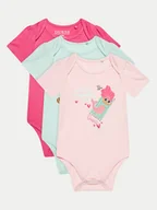 Body dla niemowląt - Guess Komplet 3 par body S4GG14 K6YW4 Kolorowy Regular Fit - miniaturka - grafika 1