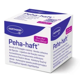 Peha-Haft kohezyjna opaska podtrzymująca 4 cm x 4 m, 1 sztuka - Apteczki i materiały opatrunkowe - miniaturka - grafika 1