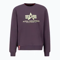 Bluzy męskie - Bluza męska Alpha Industries Basic plum - miniaturka - grafika 1
