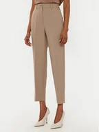 Spodnie damskie - JOOP! Chinosy 58 JW244P138-V 30044066 Beżowy Slim Fit - miniaturka - grafika 1