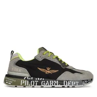 Sneakersy męskie - Sneakersy Aeronautica Militare 251SC276CT3546 Szary - miniaturka - grafika 1
